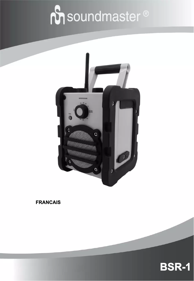 First page image of the manual for BSR-1