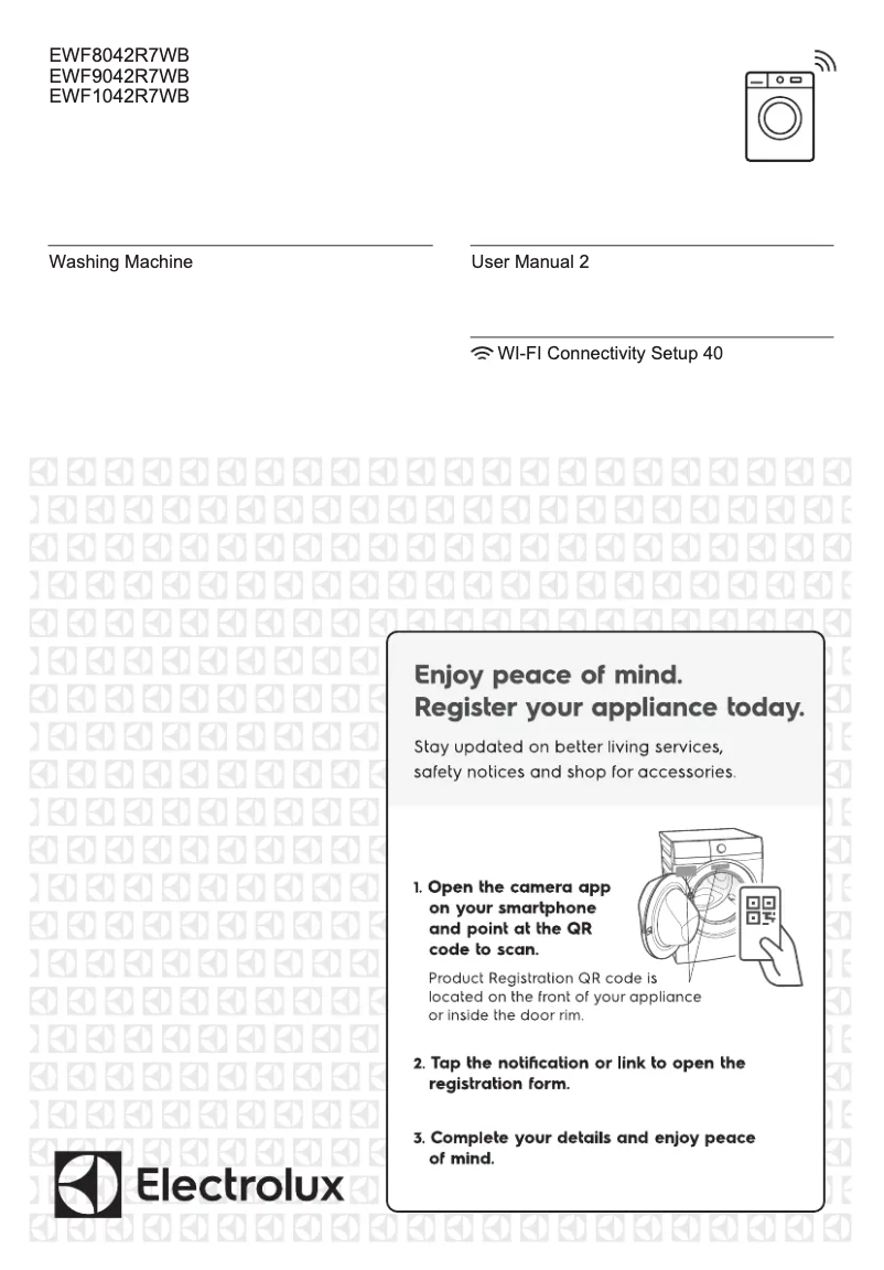 First page image of the manual for EWF1042R7WB