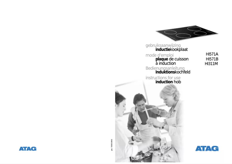 First page image of the manual for HI571A