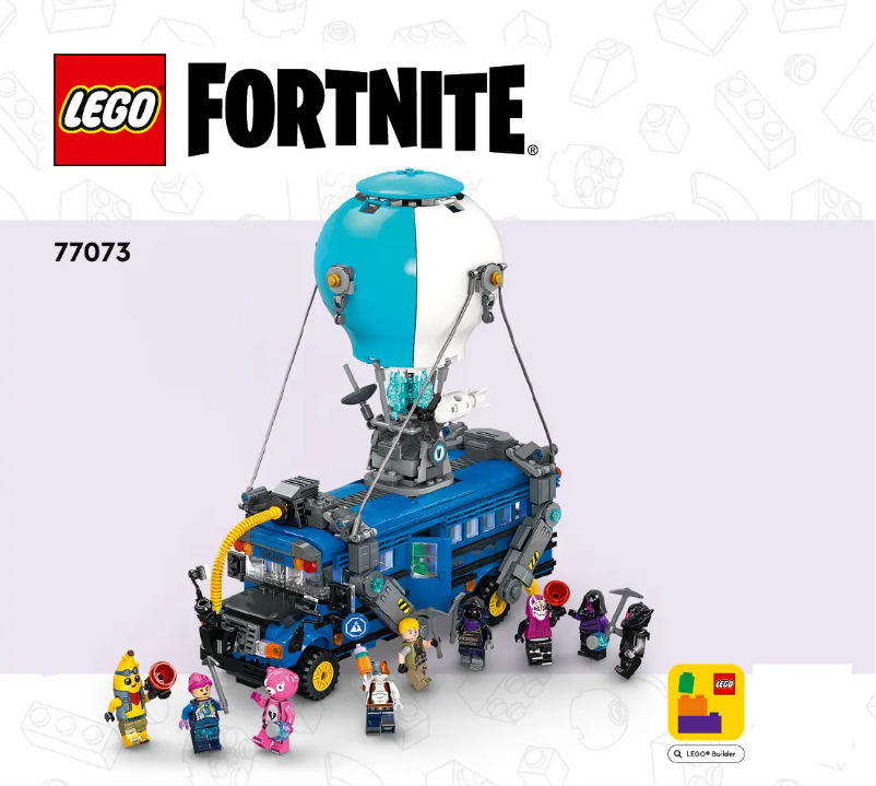 Page 1 of the manual User Manual Lego Fortnite 77073