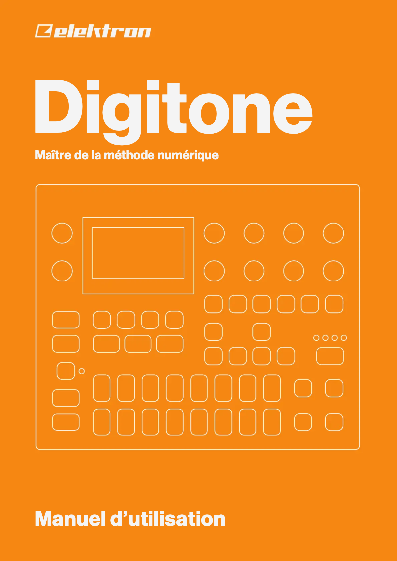 Image de la première page du manuel de l'appareil Digitone