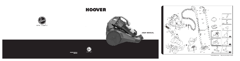 Page 1 of the manual User Manual Hoover PR60