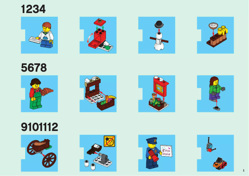 Page 1 of the manual User Manual Lego City 60063