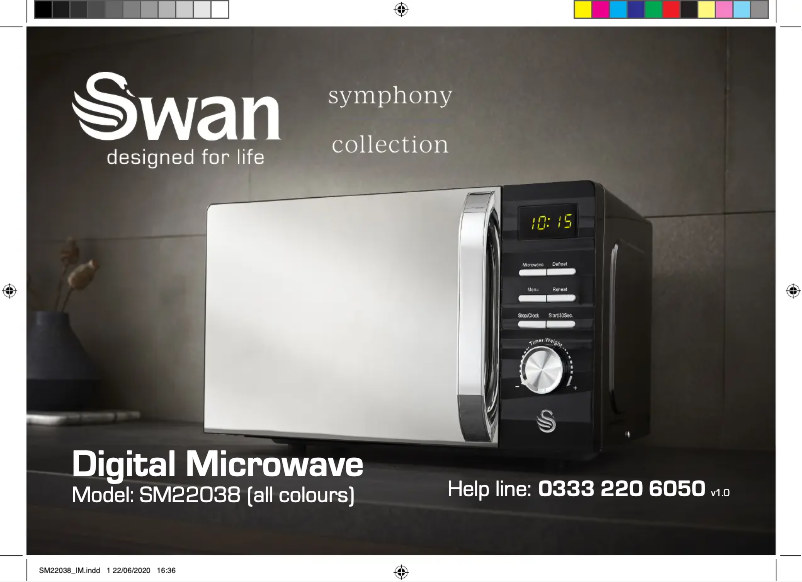 Image de la première page du manuel de l'appareil SM22038BN