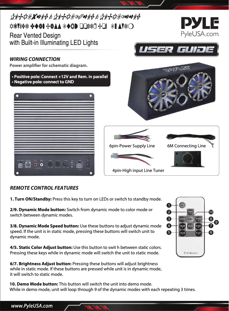 First page image of the manual for PLBAS102LE