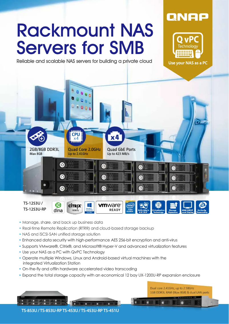 First page image of the manual for TS-453U
