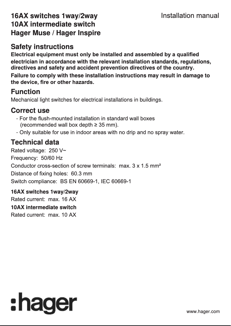 First page image of the manual for WGCL121