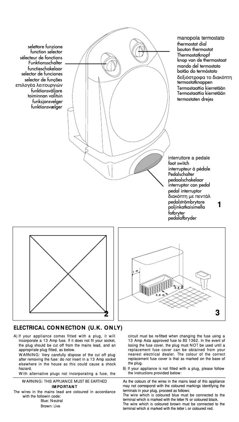 Page 1 of the manual User Manual DeLonghi HVE333