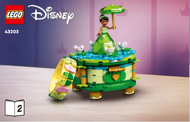 Page 1 of the manual Visual Instructions Lego Disney 43203