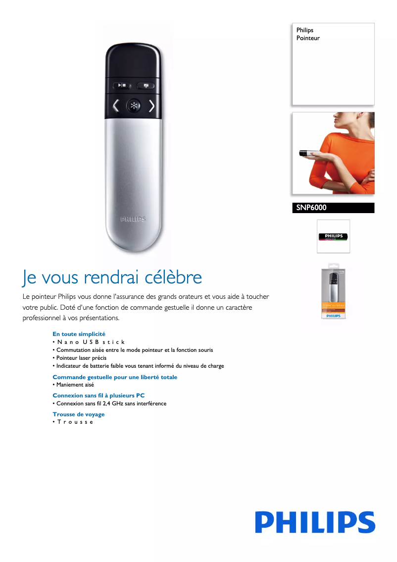 First page image of the manual for SNP6000