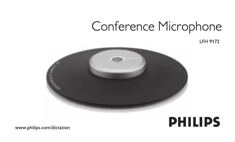 First page image of the manual for LFH 9172