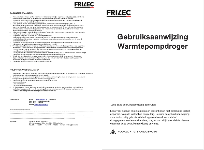 First page image of the manual for KOBLENZ8700TWP-3