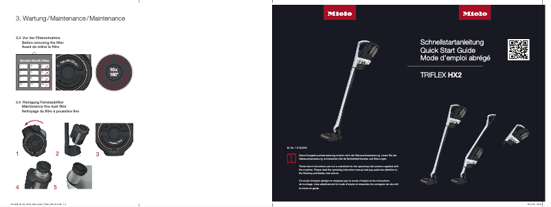 First page image of the manual for Triflex HX2 Cat & Dog