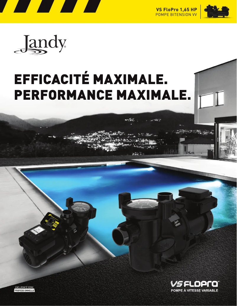 Page 1 of the manual Brochure JANDY VSFHP165DV