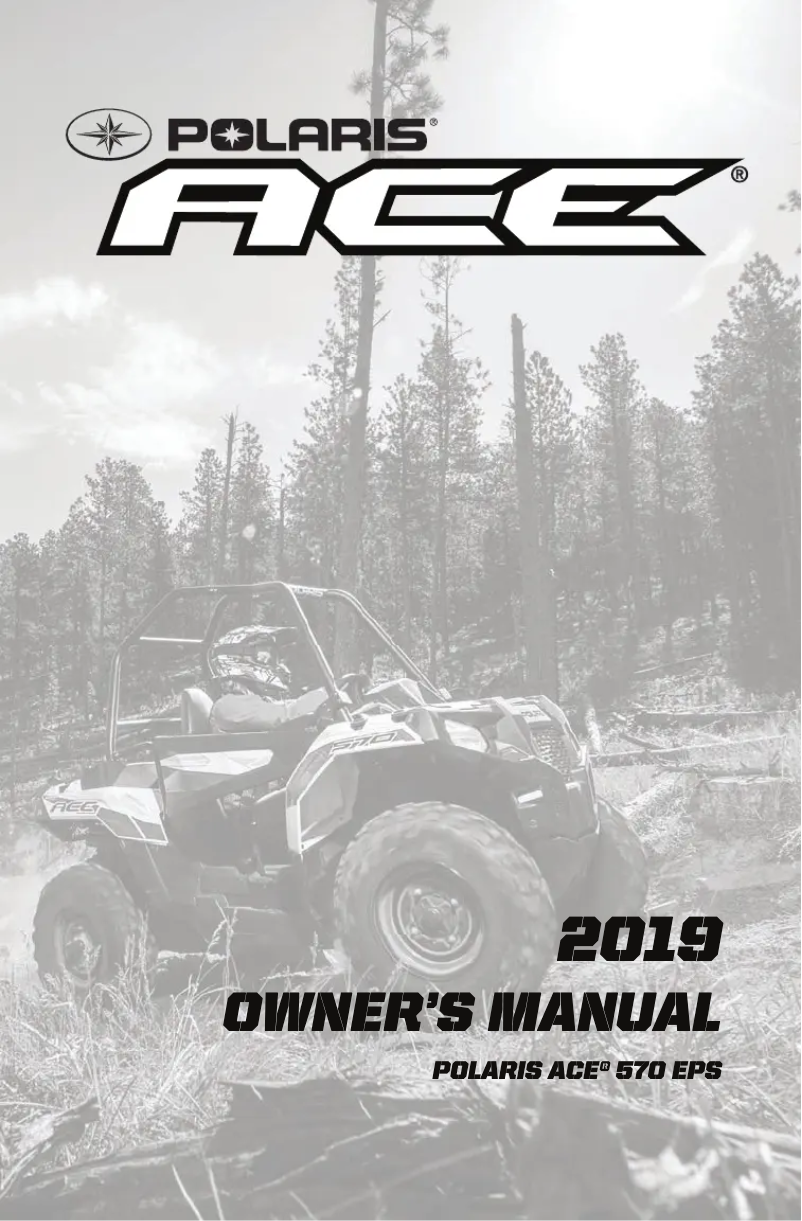 First page image of the manual for Ace 570 EPS (2019)