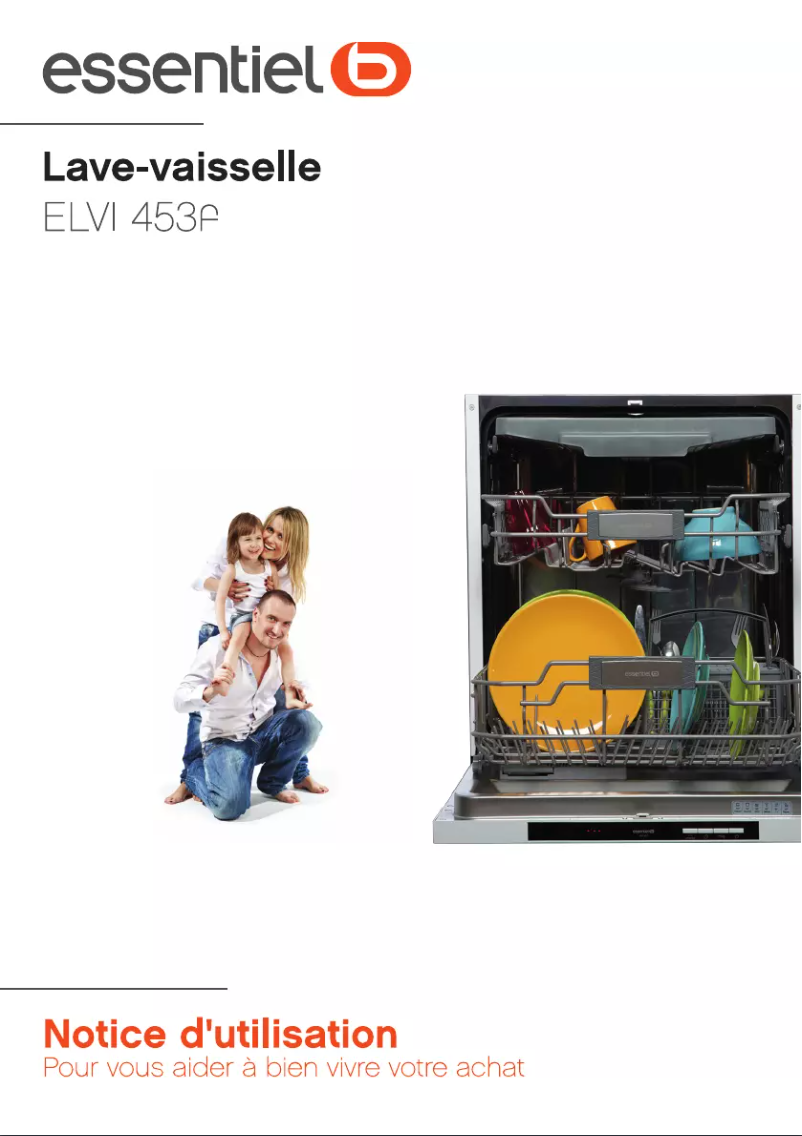 Page 1 of the manual User Manual Essentiel B ELVI 453f