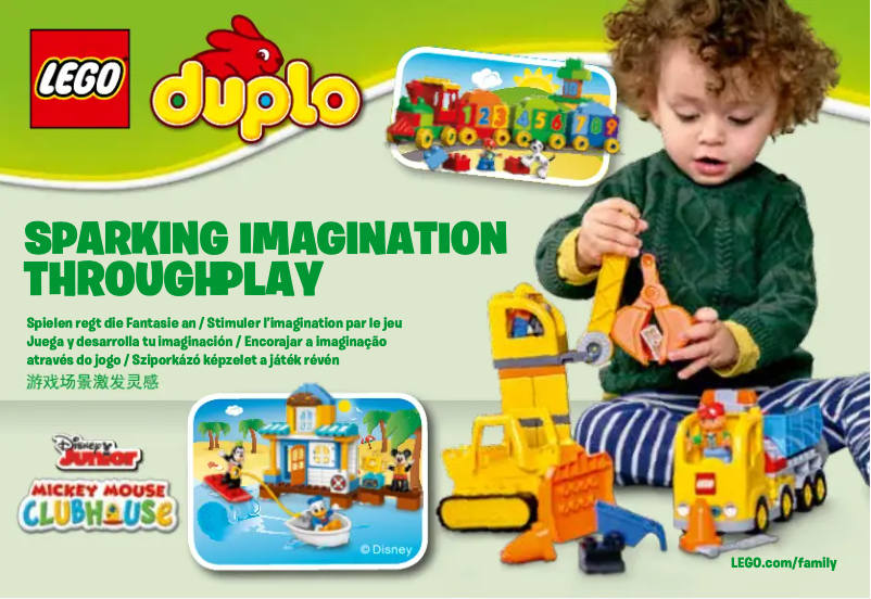 First page image of the manual for Duplo 10828
