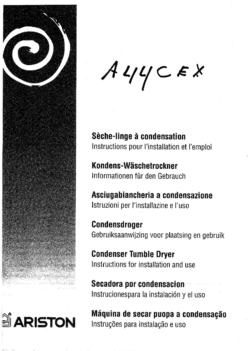 First page image of the manual for A44C