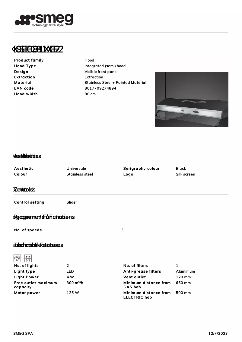 First page image of the manual for KSEC81XE2