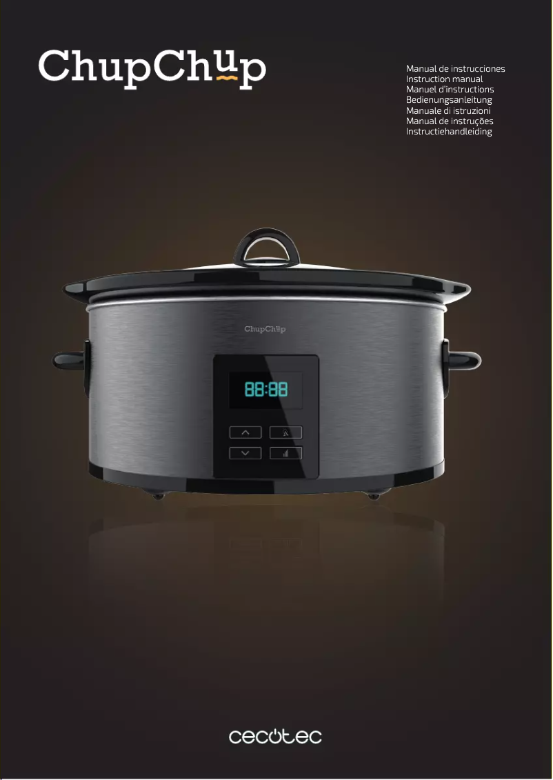 Image de la première page du manuel de l'appareil ChupChup