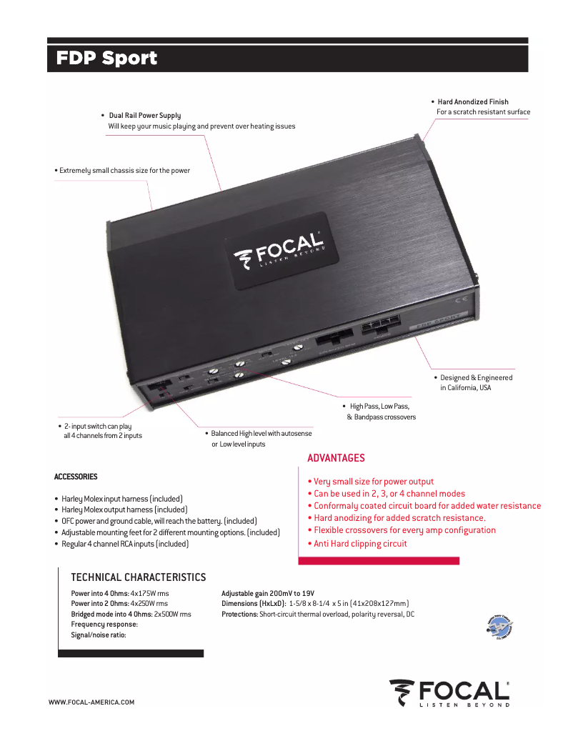 First page image of the manual for FDP Sport