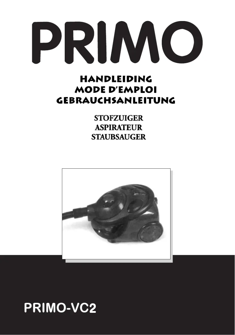 Page 1 of the manual User Manual Primo VC2