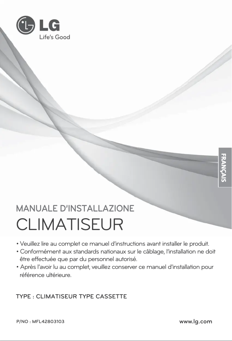 First page image of the manual for ARNU09GTRC2