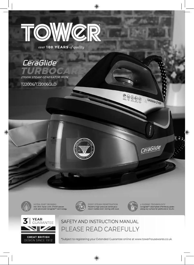 Image de la première page du manuel de l'appareil CeraGlide T22006