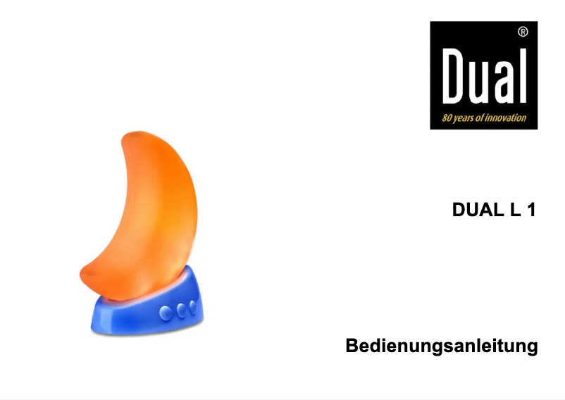 First page image of the manual for L 1