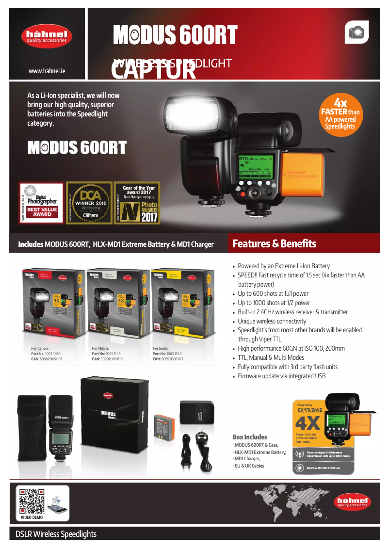 Image de la première page du manuel de l'appareil MODUS 600RT