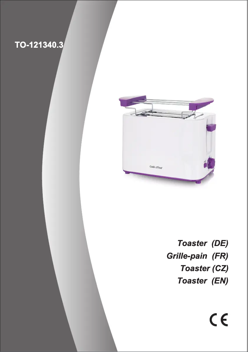 First page image of the manual for TO-121340