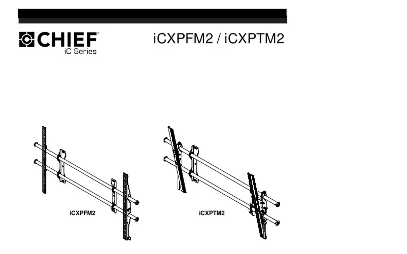 Page 1 of the manual User Manual Chief ICSPTM1T03