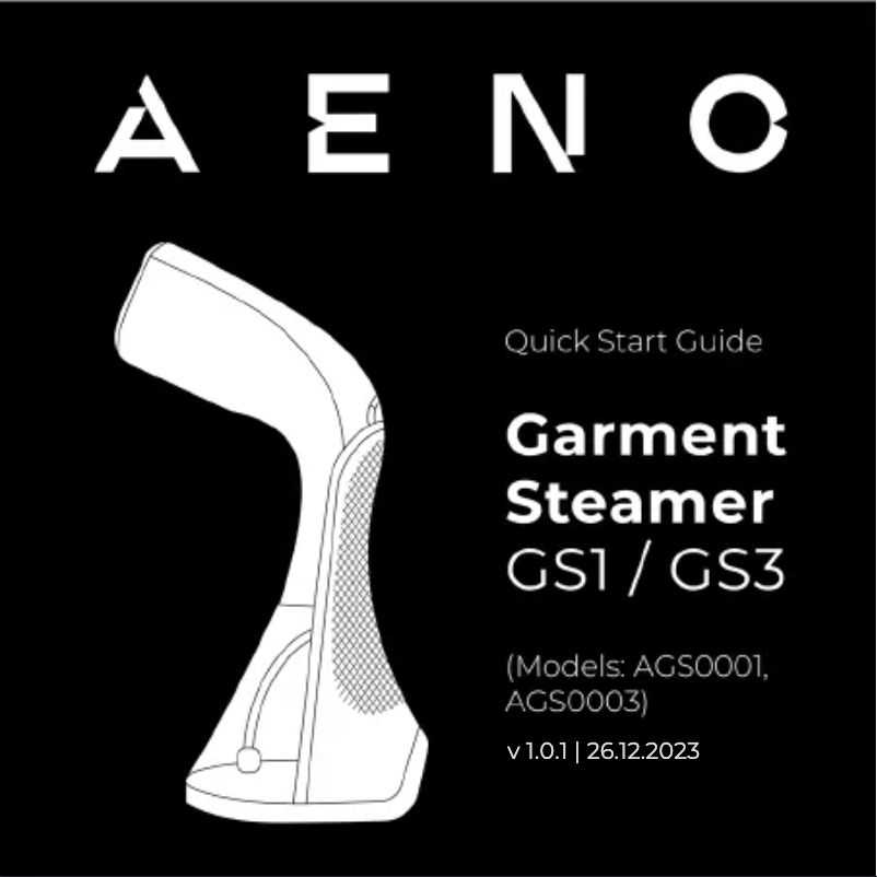 First page image of the manual for GS3