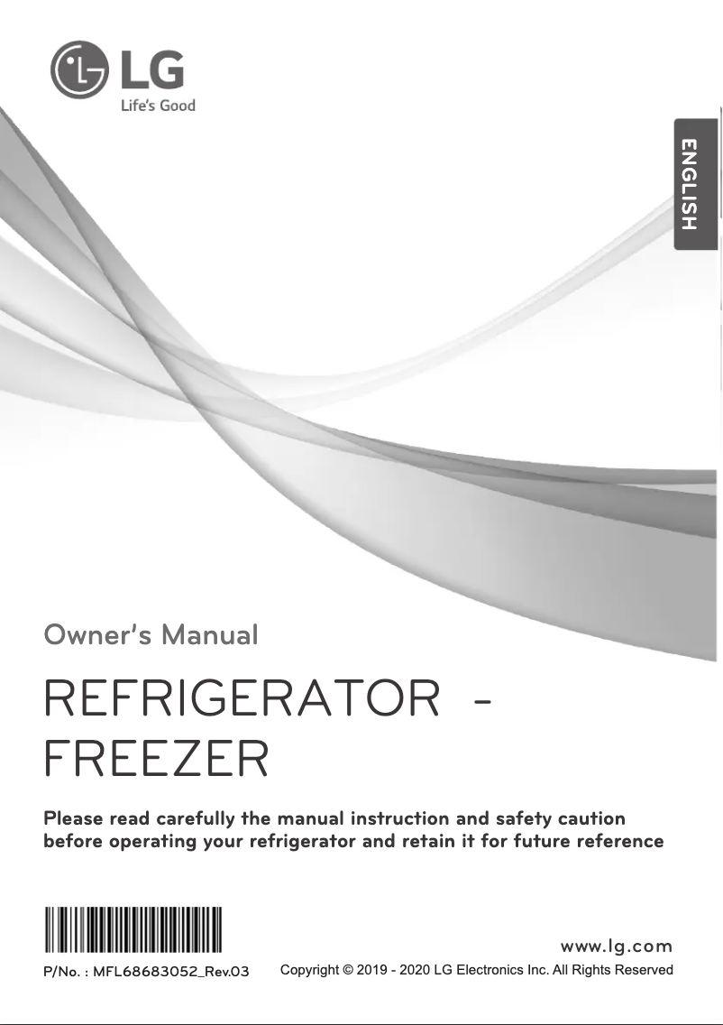 Page 1 of the manual User Manual LG GTB362PZCZD