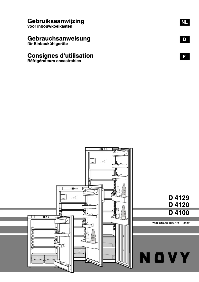 Page 1 of the manual User Manual Novy 4100