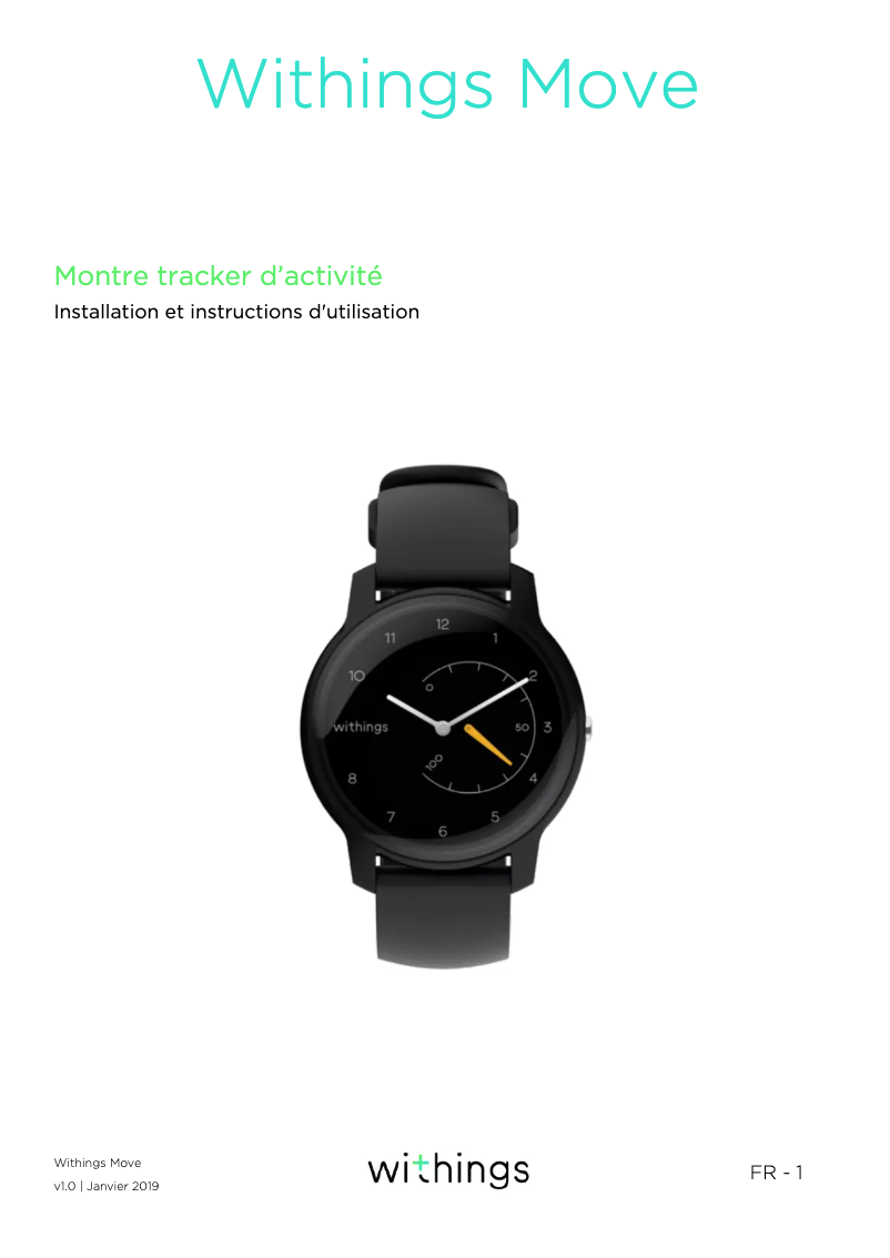 First page image of the manual for Move