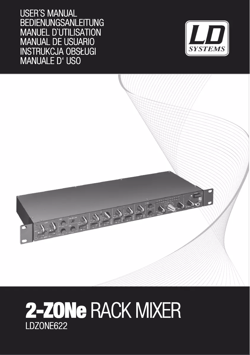 Page 1 of the manual User Manual LD Systems Zone 622