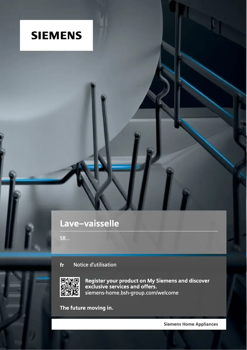 First page image of the manual for SR256I00TE