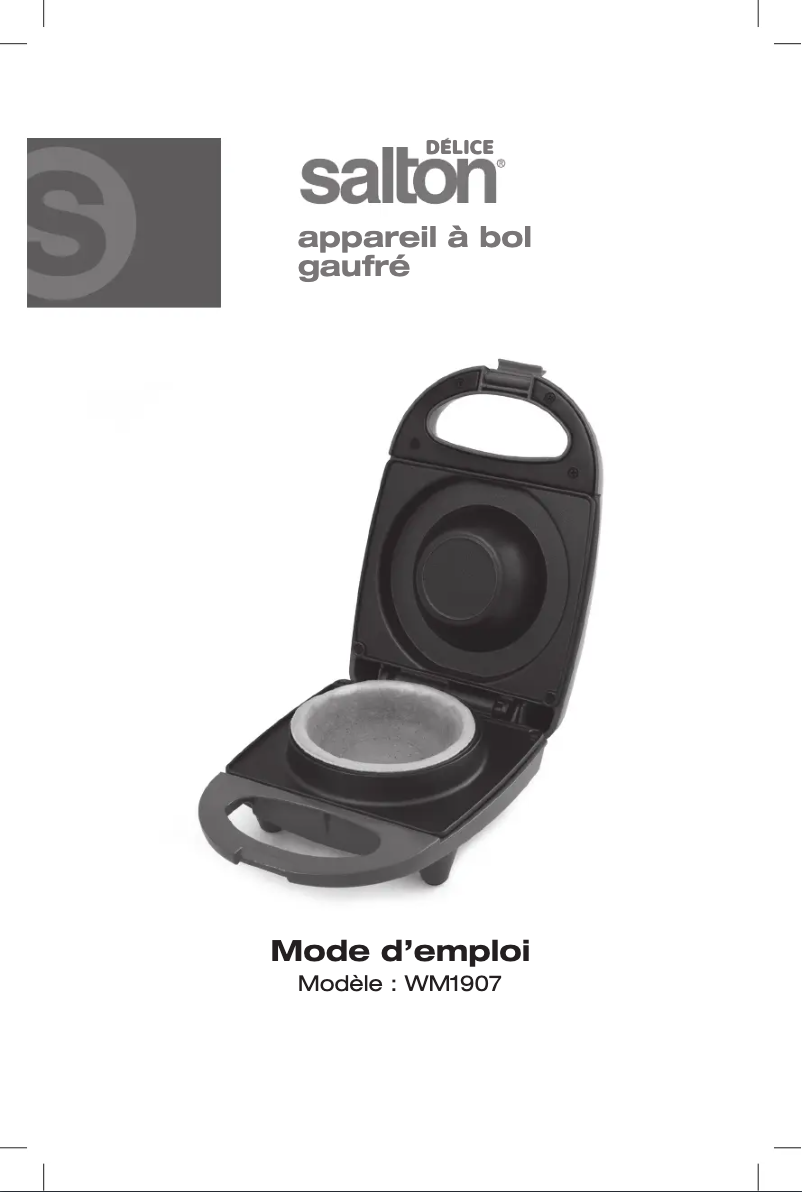 First page image of the manual for WM1907