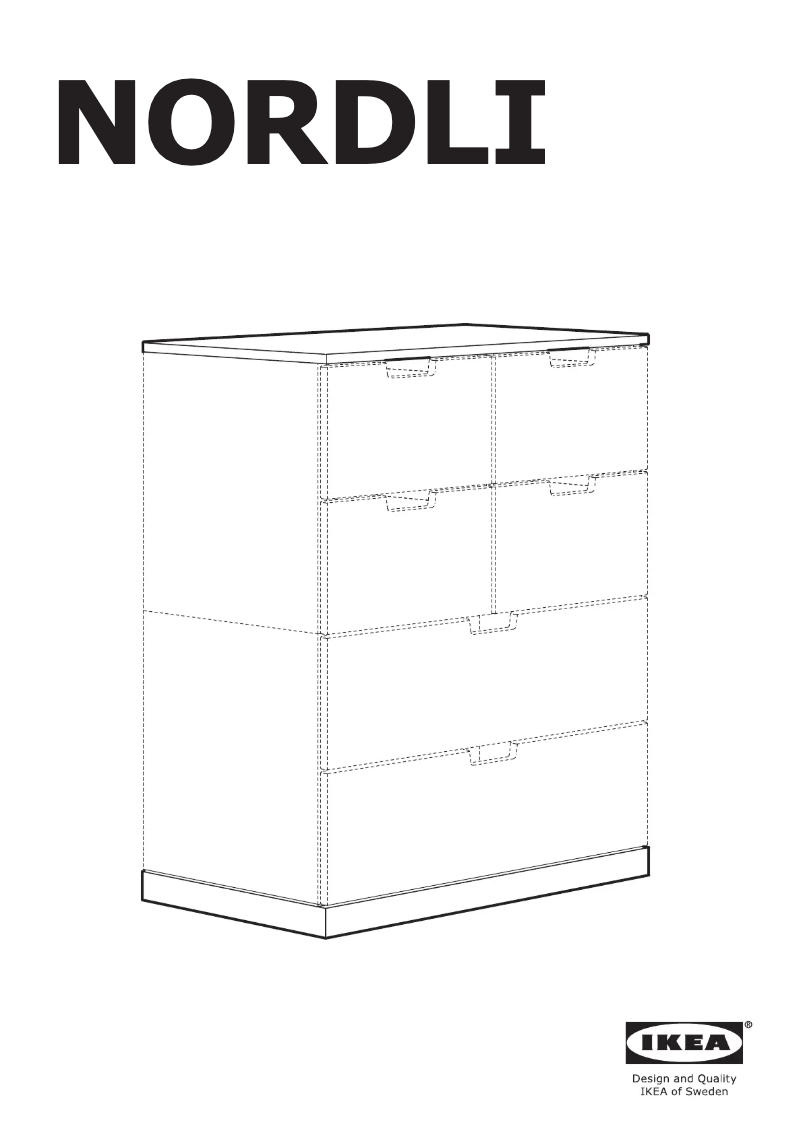 First page image of the manual for NORDLI 303.834.84