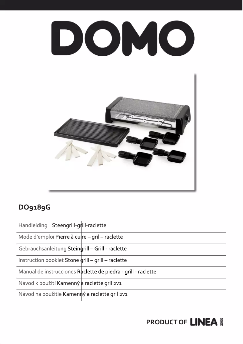 First page image of the manual for DO9189G