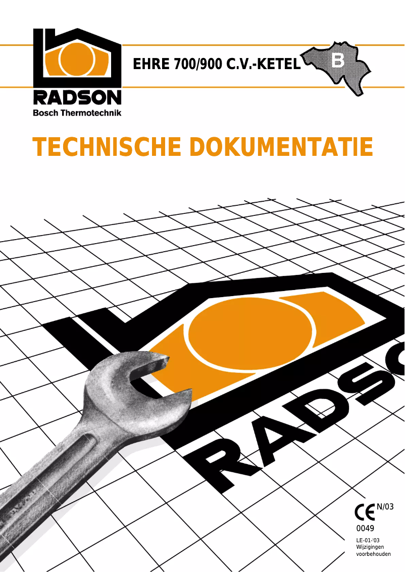 Page 1 of the manual User Manual Junkers EHRE 900