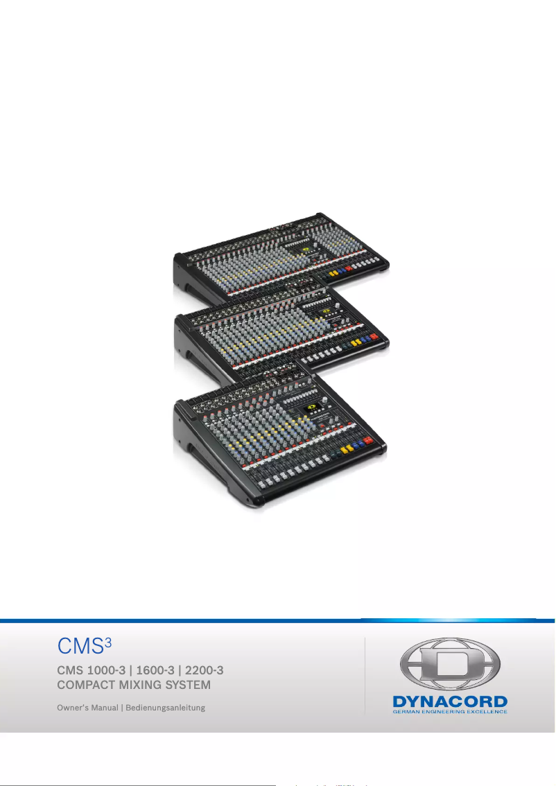 First page image of the manual for CMS 2200-3