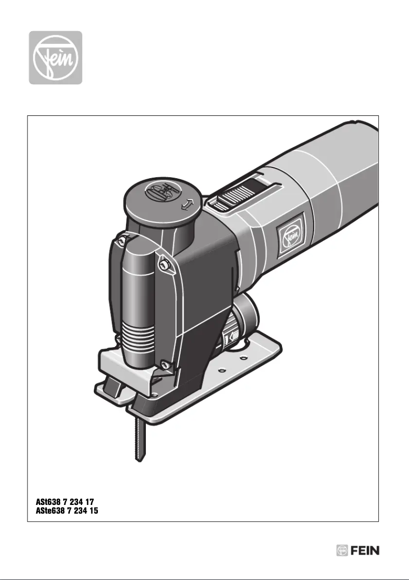 First page image of the manual for ASte 638