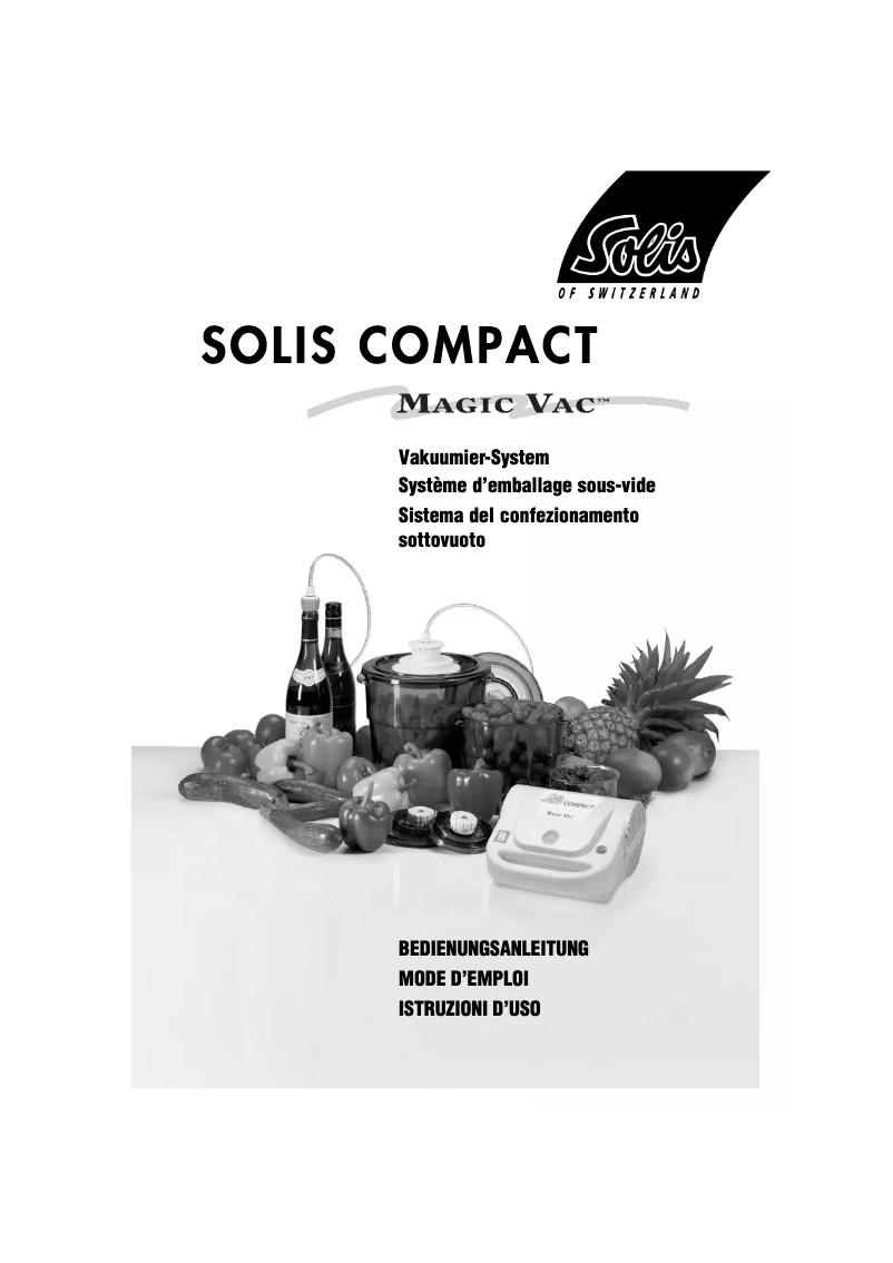 First page image of the manual for Compact Magic Vac