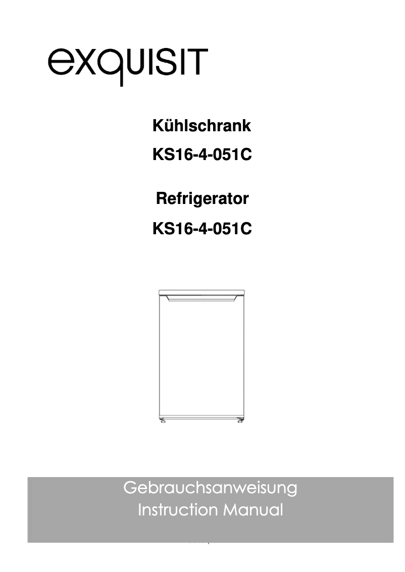 First page image of the manual for KS16-4-051C