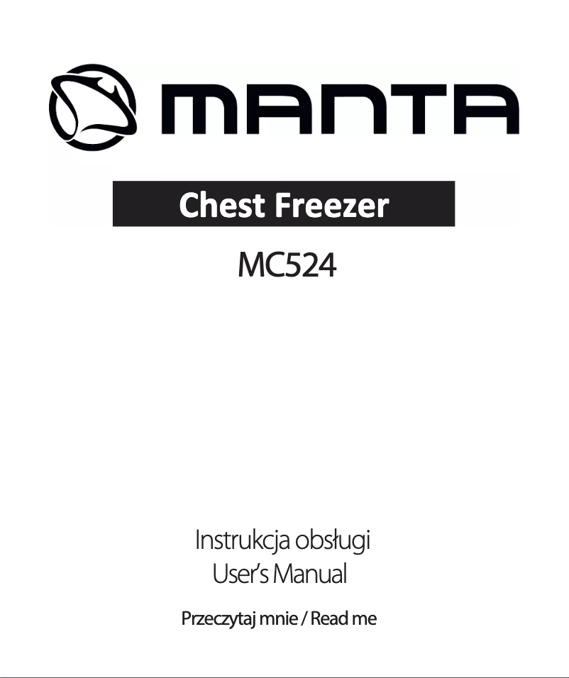 Page 1 of the manual User Manual Manta MC524