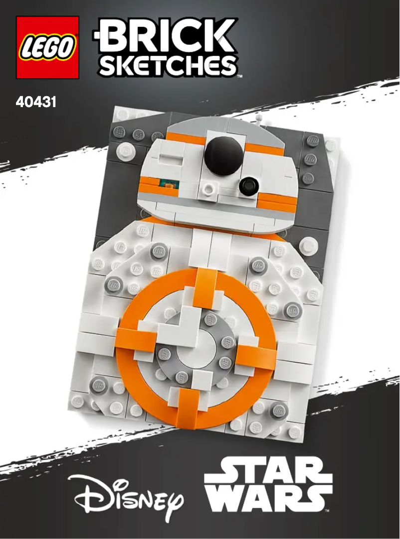 First page image of the manual for Brick Sketches BB-8 40431