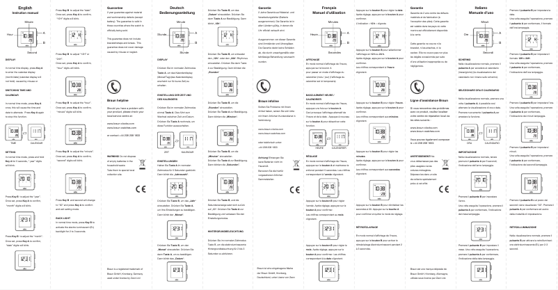 First page image of the manual for BN0046G