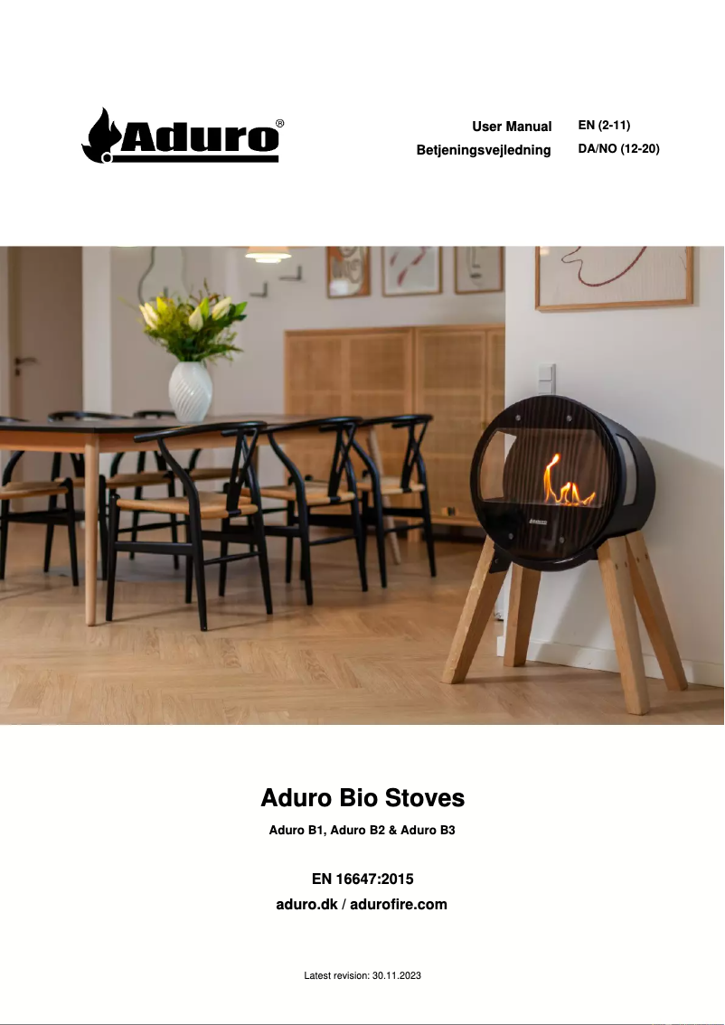 First page image of the manual for B3